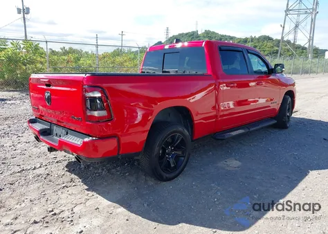 2022 Ram 1500 Big Horn 4X4 6'4 Box from USA, damaged, VIN 1C6SRFMT8NN319170